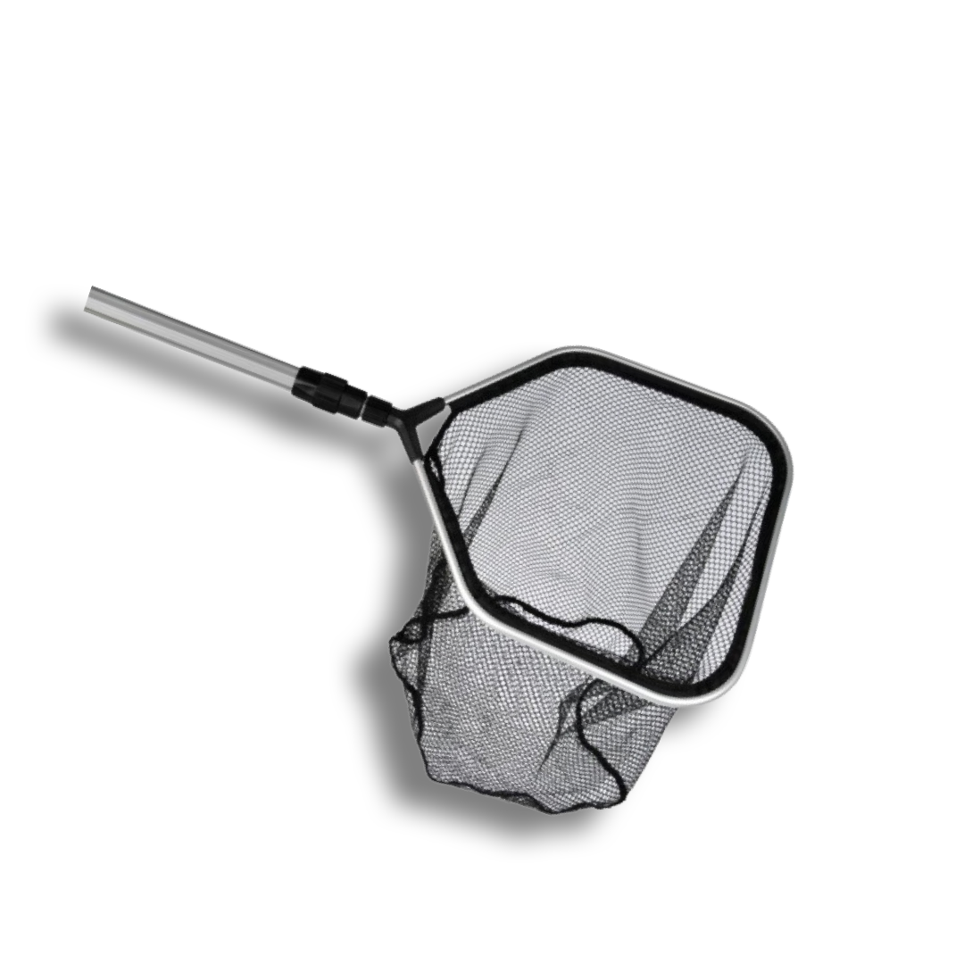 Schepnet 30X30CM met uitschuifbare steel