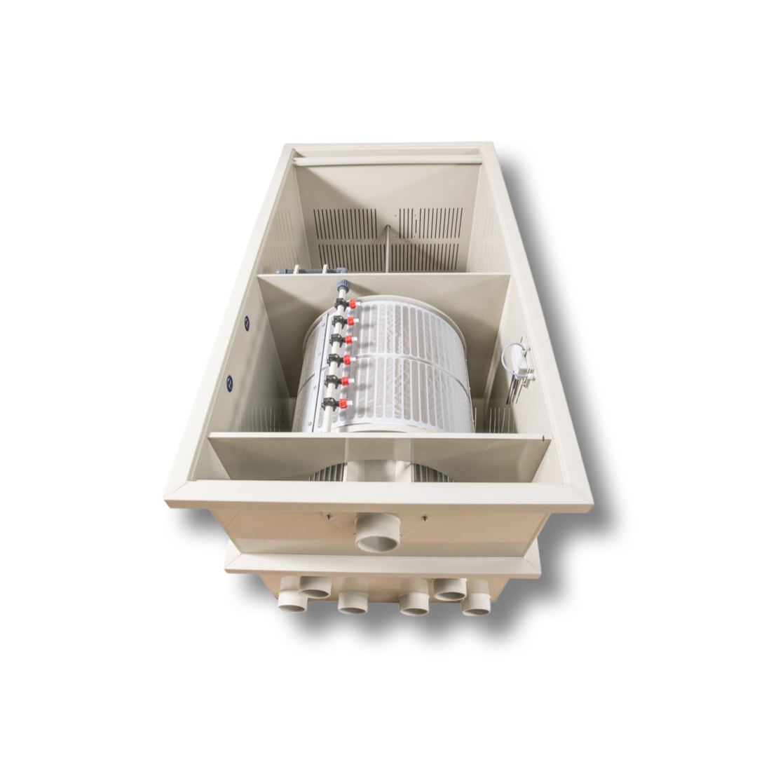 Trommelfilter CL50 + ingebouwde spoelpomp