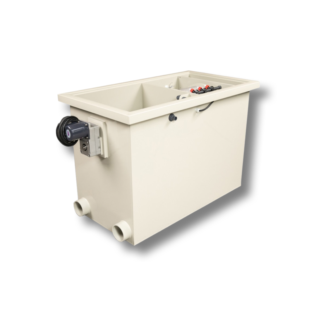 Trommelfilter CL15 + ingebouwde spoelpomp